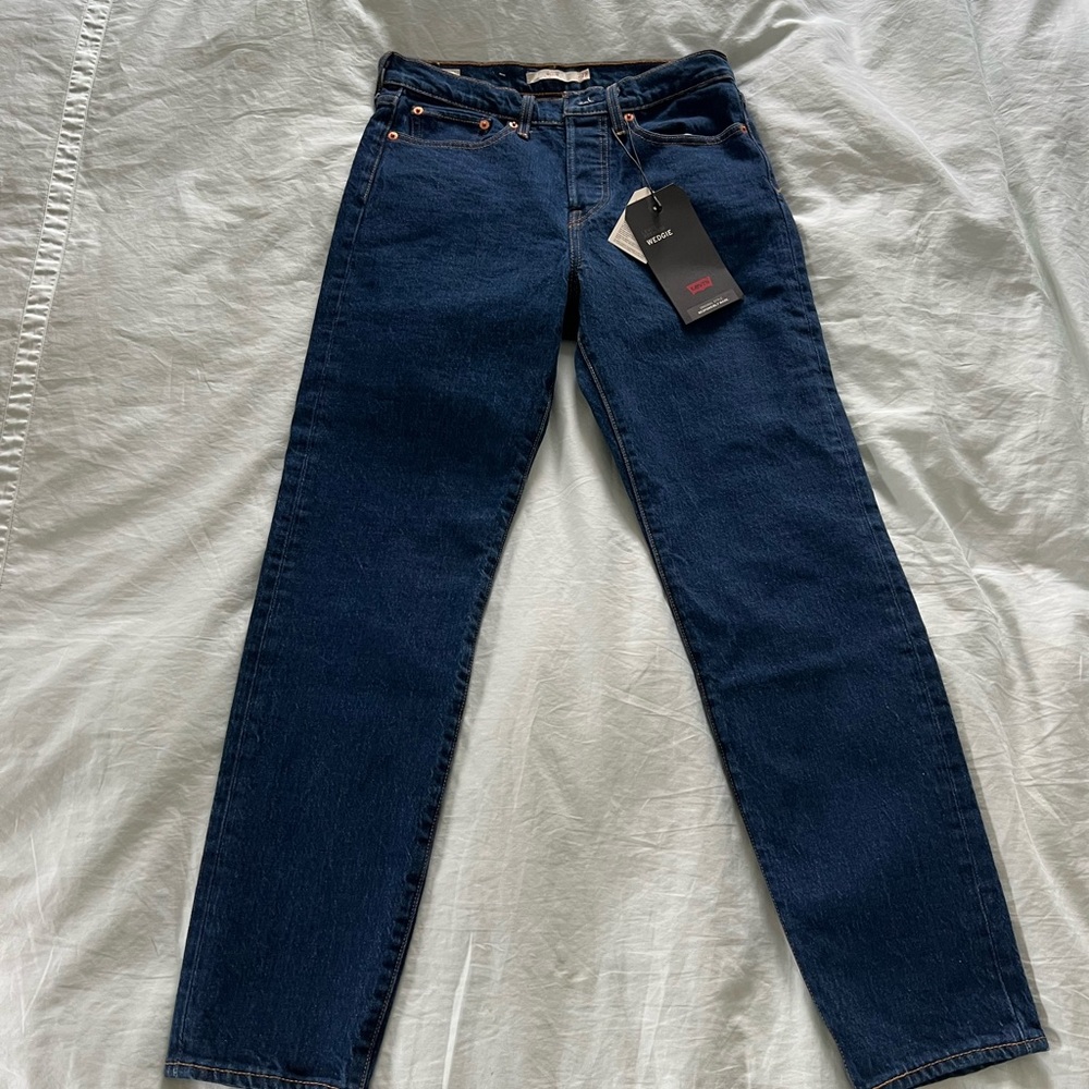 Levi's Blue Straight Leg Jeans Classic Style
